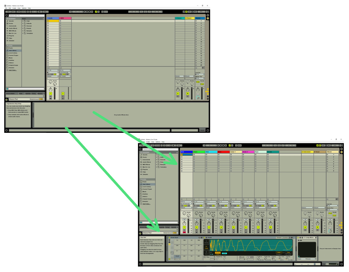 How to Make an Ableton Template or Default Set