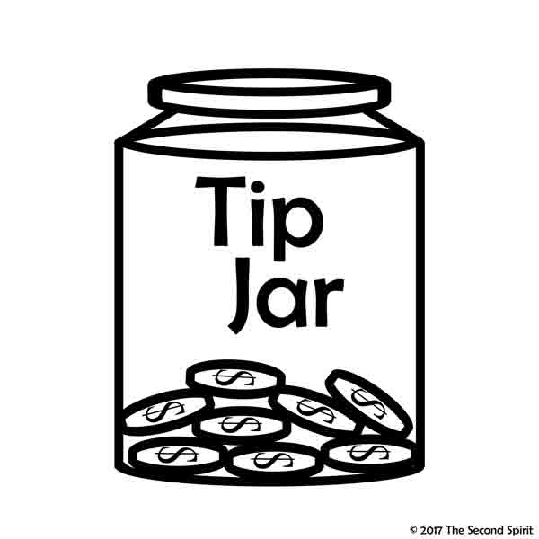 Tip The Artist Tip Jar