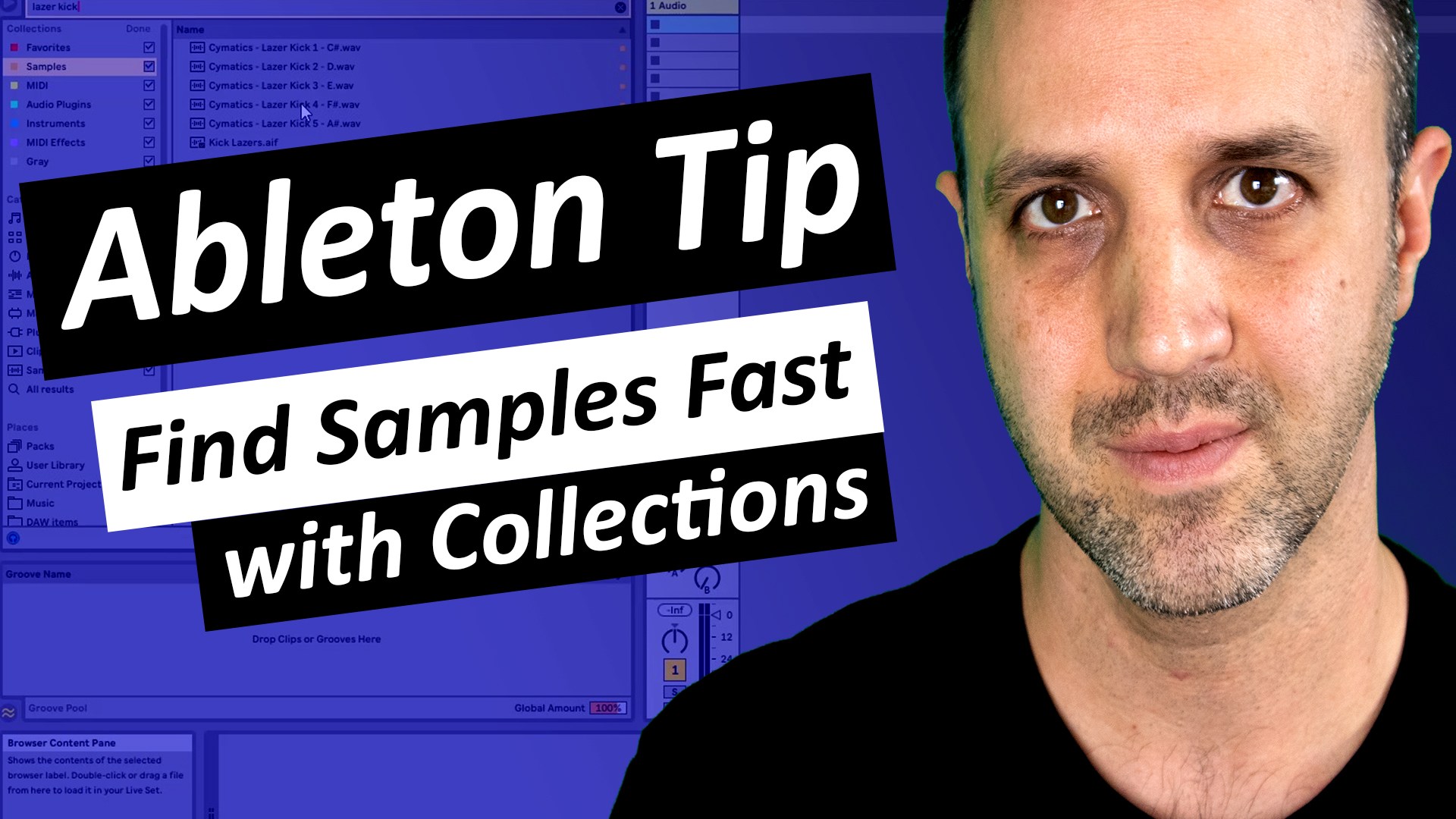 Ableton Tip - Find Samples Fast Using Collections